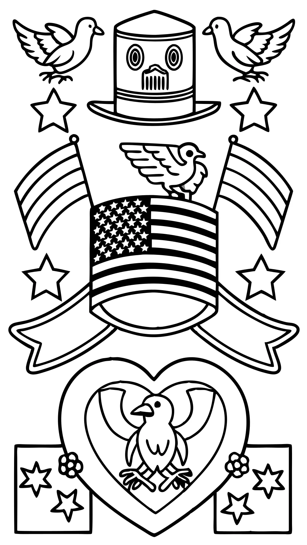 patriot day coloring pages